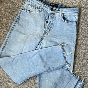 Sanctuary High Rise Tapered Slim Fit Jeans (Size 27)